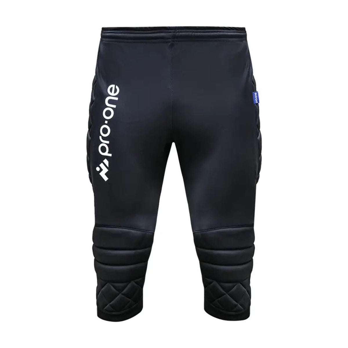 Pantalón de arquero Pro-One 3/4 con protección Negro – frente