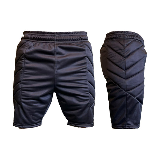 Pantaloneta de arquero AKM negra - frente y lado
