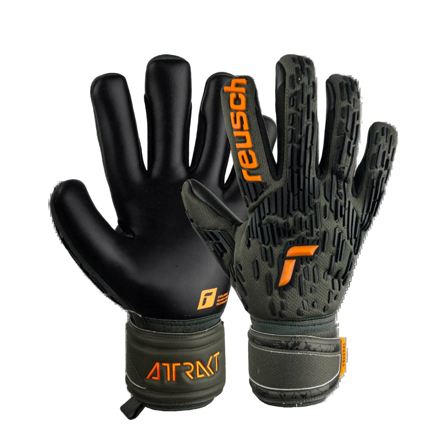 Guantes de arquero Reusch Attrakt Freegel Silver - Verde