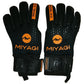 Guantes de arquero Miyagi Royal 2.0 - Negro/Naranja
